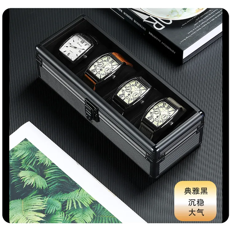 光动能手表盒太阳能手表收纳展示盒品牌原创玻璃大屏透光质感强