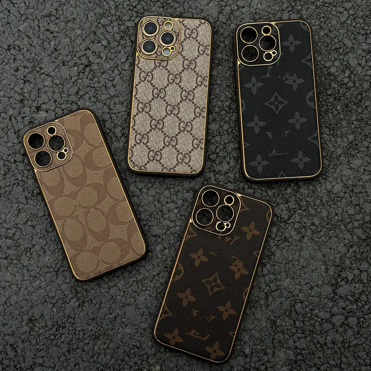 潮酷皮纹磨砂适用于iPhone17promax手机壳苹果16promax金边14新