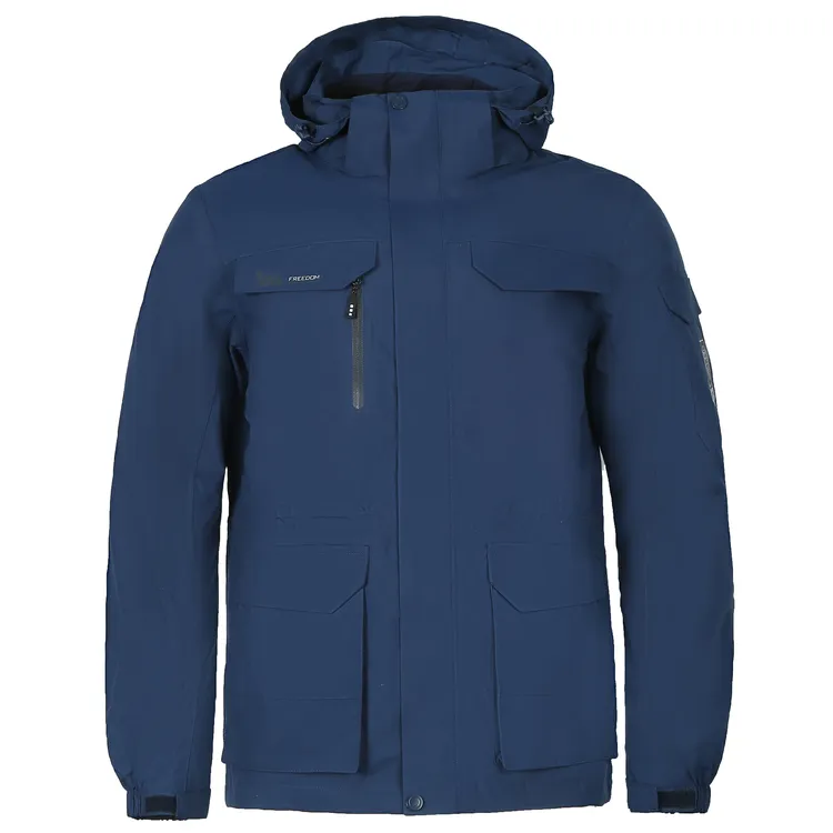 岩云三合一外套男士春秋冬季新款户外运动三合一摇粒绒内胆夹克