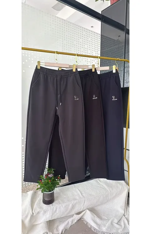 2026-（直口防风裤）男生冬季加绒休闲直口防风裤 9703