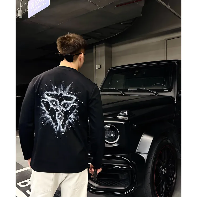 SAM【璀璨飞鹰】秋冬轻奢高定兰精莫代尔丝般顺滑薄绒圆领长袖打底