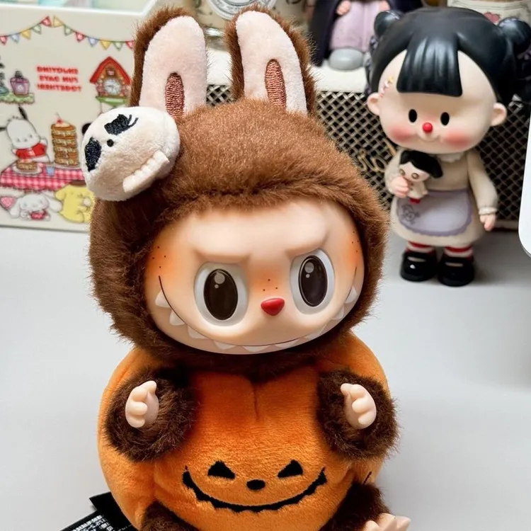【专属】万圣狂欢节南瓜搪胶毛绒公仔娃娃挂件女孩礼物