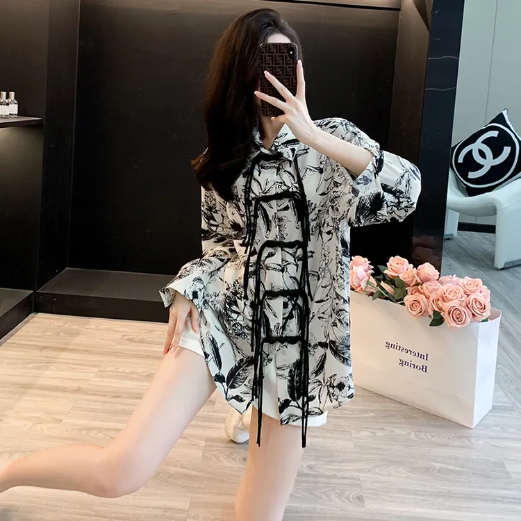 春季新款国风流苏盘扣衬衣女装新中式夏季时尚高级感防晒开衫上衣