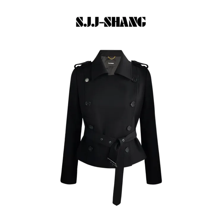 SJJ-SHANG【墨影】25早秋罗兰斜纹肌理显瘦外套q135265p
