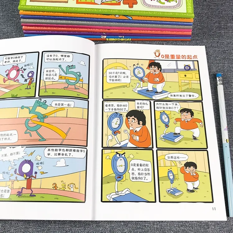 小学数学漫画启蒙书【这就是数学】趣味科普绘本思维训练启蒙绘本