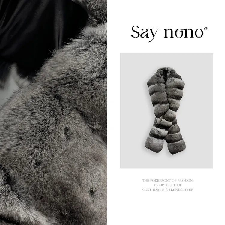 懒猫nono│Saynono 时尚气质百搭青紫蓝龙猫围脖围巾TT10101