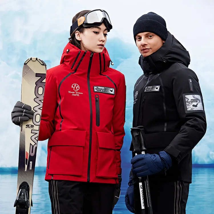2025户外滑雪通勤男女同款羽绒服