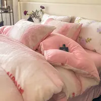 美拉德-兔兔茸四件套 A版环保兔茸B版全工艺牛奶绒 冬季保暖床品