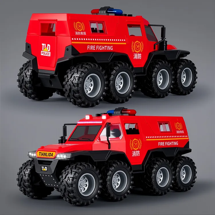 儿童大号警车可开门玩具车惯性特警车男孩3到6岁小汽车玩具越野车