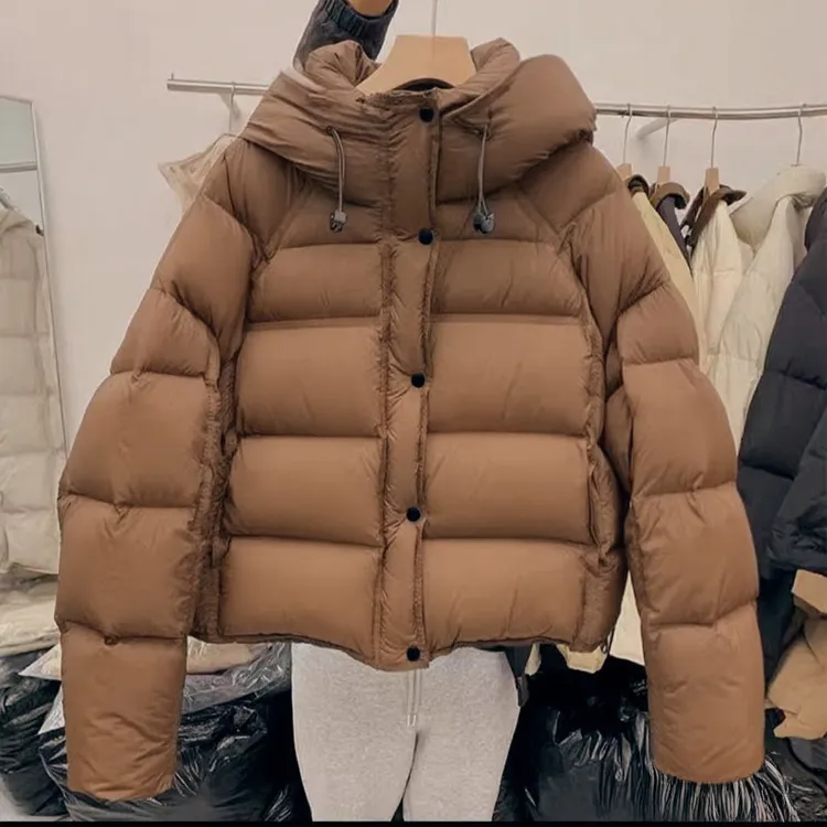 宽松型女装短款面包服女2025冬季新款小个子宽松情侣加厚面包棉服