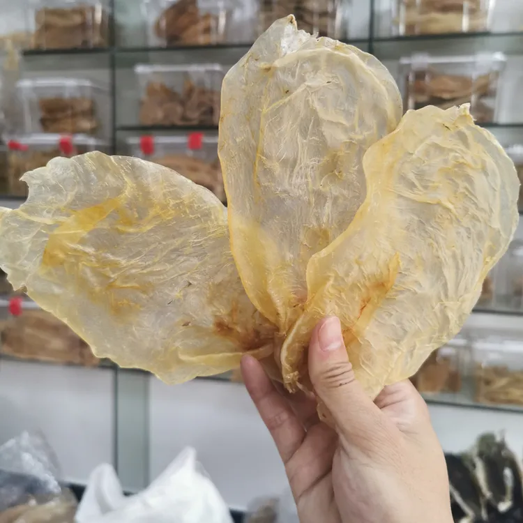 深海野的甲肚片蛛蜘片斤28头Q弹爽品无腥味滋补鱼胶奶冻花胶干货