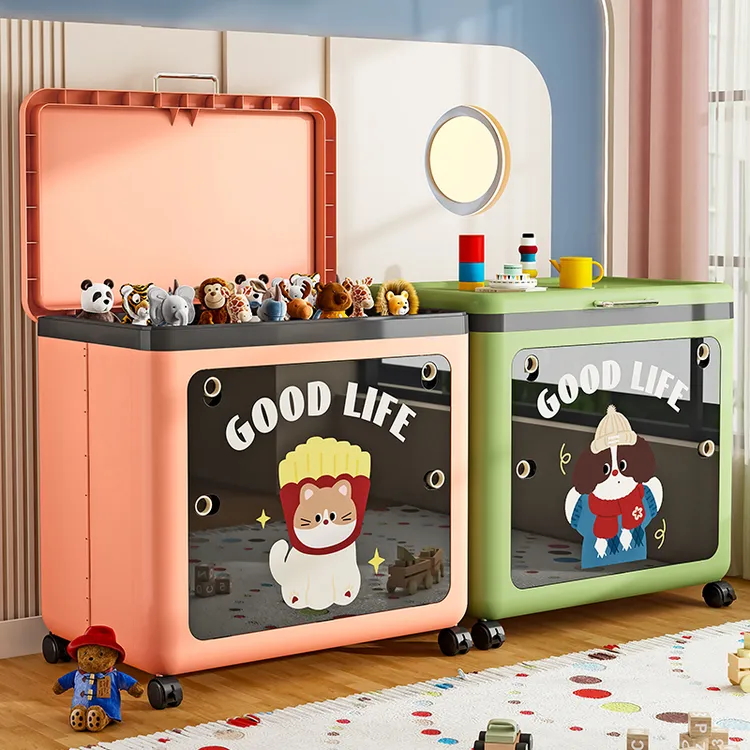 衣服收纳箱整理箱大容量超大衣柜衣物玩具可折叠带盖神器储物箱子