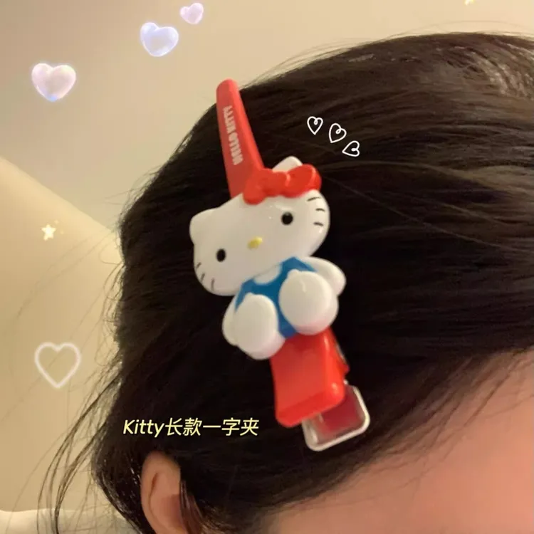 刘海bb夹子头饰发夹一字夹发卡女2024新款少女侧边夹前额鸭嘴夹三