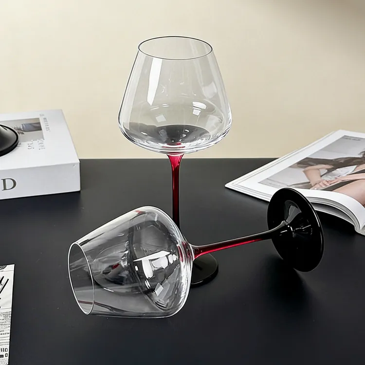 高脚杯红酒杯玻璃杯大号家用轻奢大肚葡萄酒杯加厚洋酒杯子高颜值