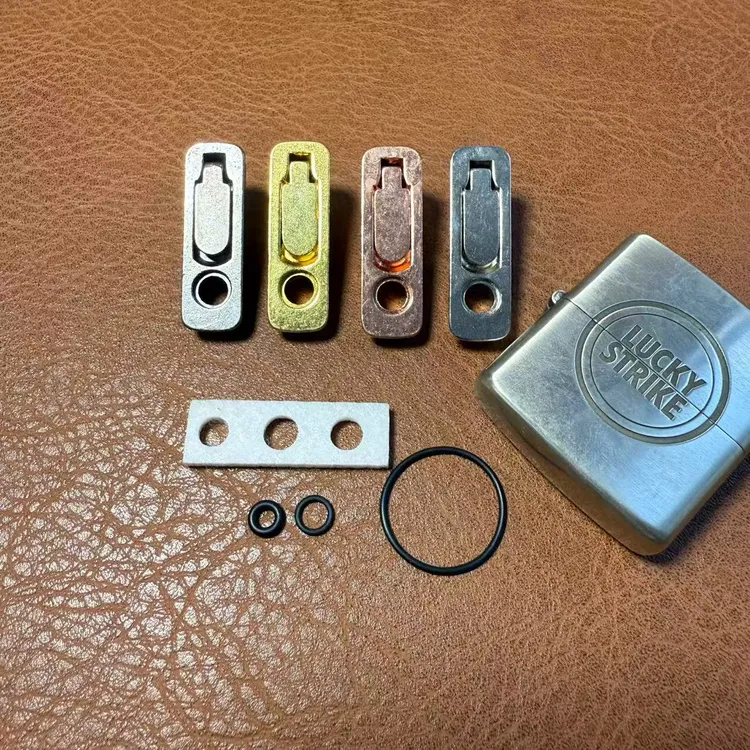 打火机密封底座垫 金属材质 防漏油省油 高档火机配件 合金底垫