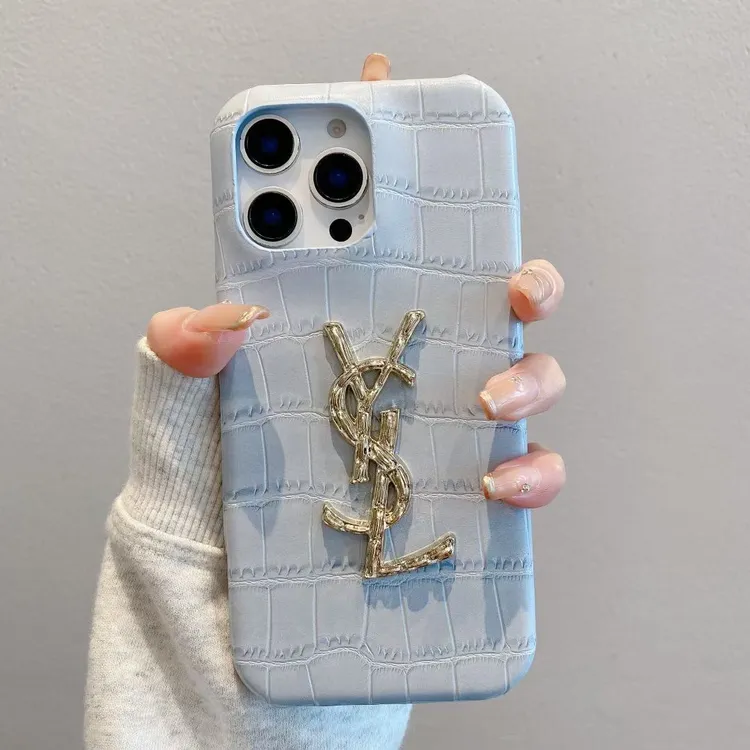 简约风鳄鱼纹适用于iPhone16promax手机壳15名媛风苹果14plus潮牌