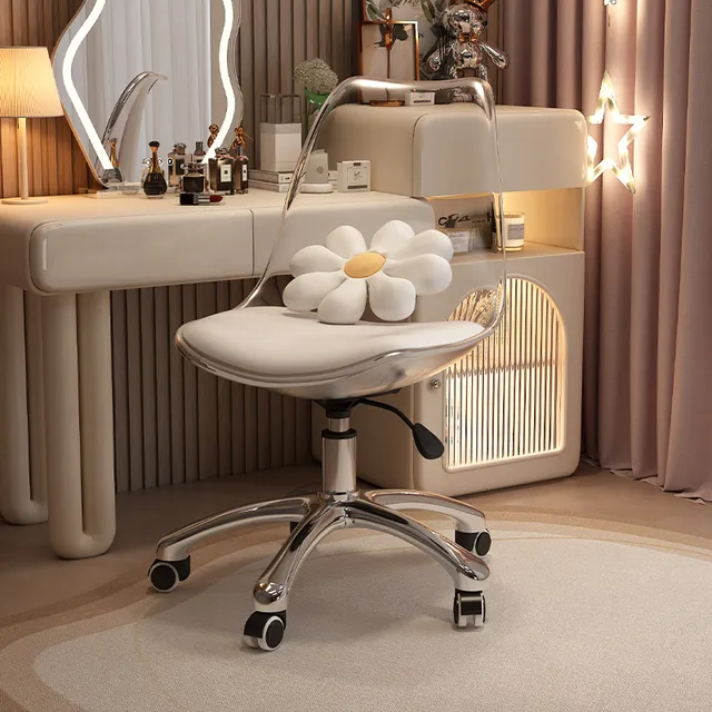 化妆椅女生卧室网红化妆凳家用轻奢高级2025新款梳妆台凳子美甲椅
