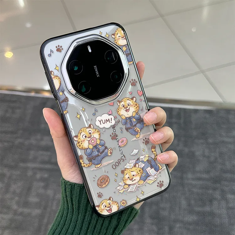 适用于华为mate80RS非凡大师手机壳卡通可爱动物城豹子警官新款