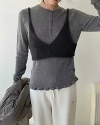  喜喜家韩国东大门档口正品MOHHE外搭小背心