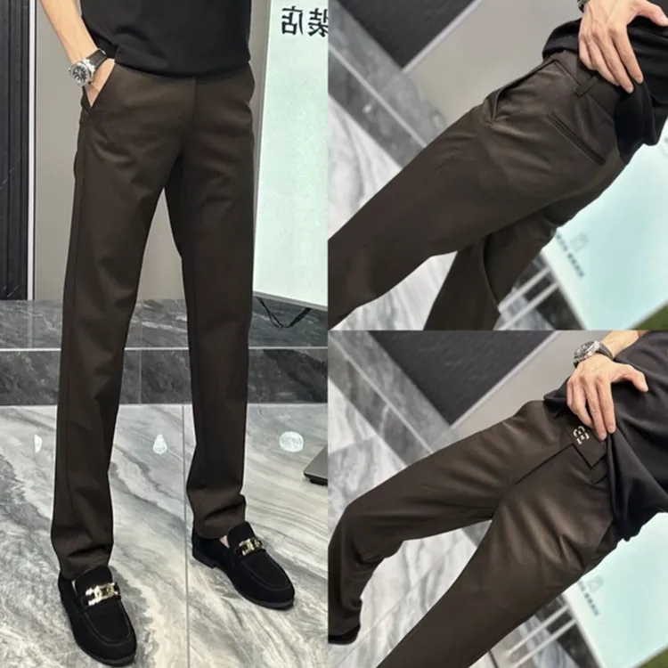 秋冬季男士休闲时尚品质百搭抗褶皱休闲裤