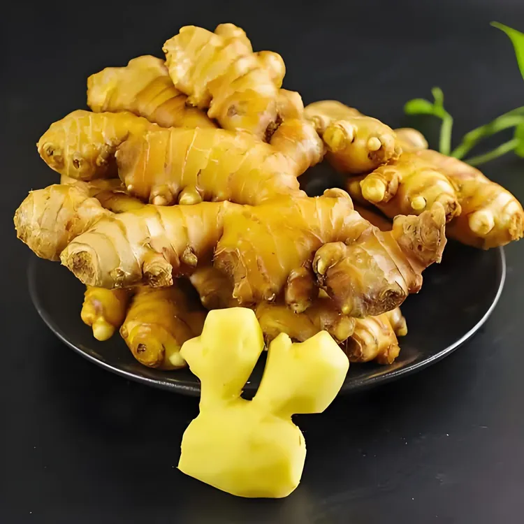 湖北小黄姜自家种植产地直发做菜煲汤食材