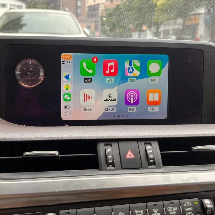 雷克萨斯17-20年款升级百度carlife转无线Carplay投屏导航盒子
