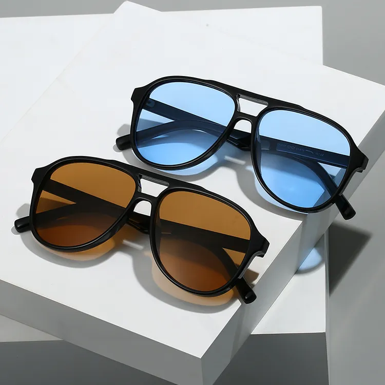 新款大框太阳镜男女通用潮流百搭防紫外线适合钓鱼开车墨镜蛤蟆镜