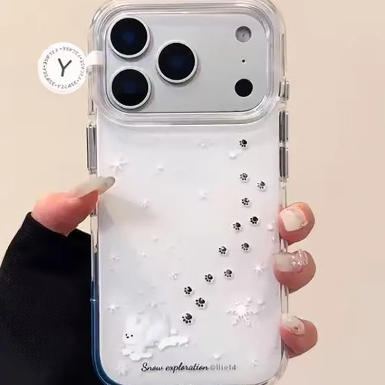 玩雪小狗适用苹果iphone17/16软壳OPPO荣耀华为小米vivo手机