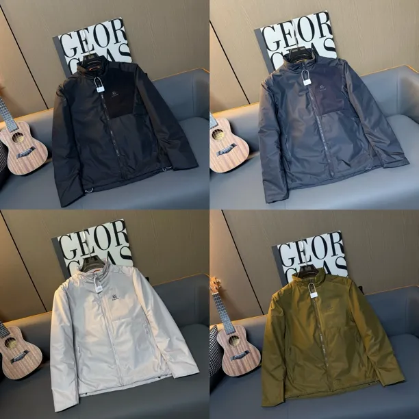 秋冬男女通用立领防风商务休闲时尚百搭轻薄薄棉棉衣外套A678