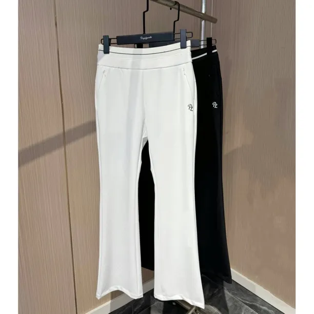 25高尔夫服装女夏季微喇高尔夫长裤女显瘦高腰高尔夫女裤速干透气