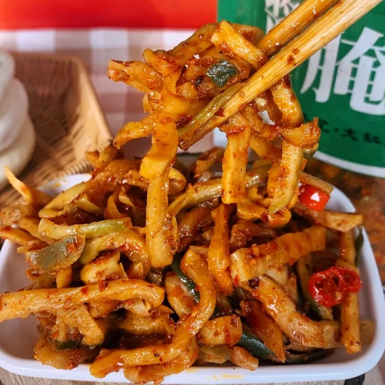 甘肃庆阳【酱腌萝卜干500g】酱萝卜干原料选用本地露天萝卜香脆