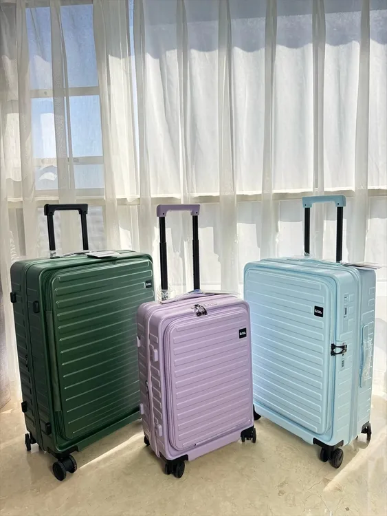 高配带刹车26寸侧开口大容量箱行李箱20寸电脑仓登机箱hinomoto轮