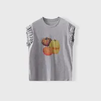 Pada.嘻&PFNL【蔬果T】韩系复古 钉珠印花时尚T恤 8932 Hi Fortune