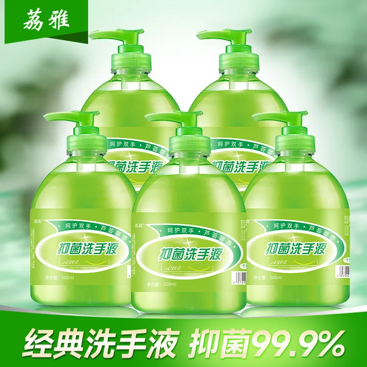 荔雅【母婴适用】芦荟抑菌洗手液持久留香露营办公必备