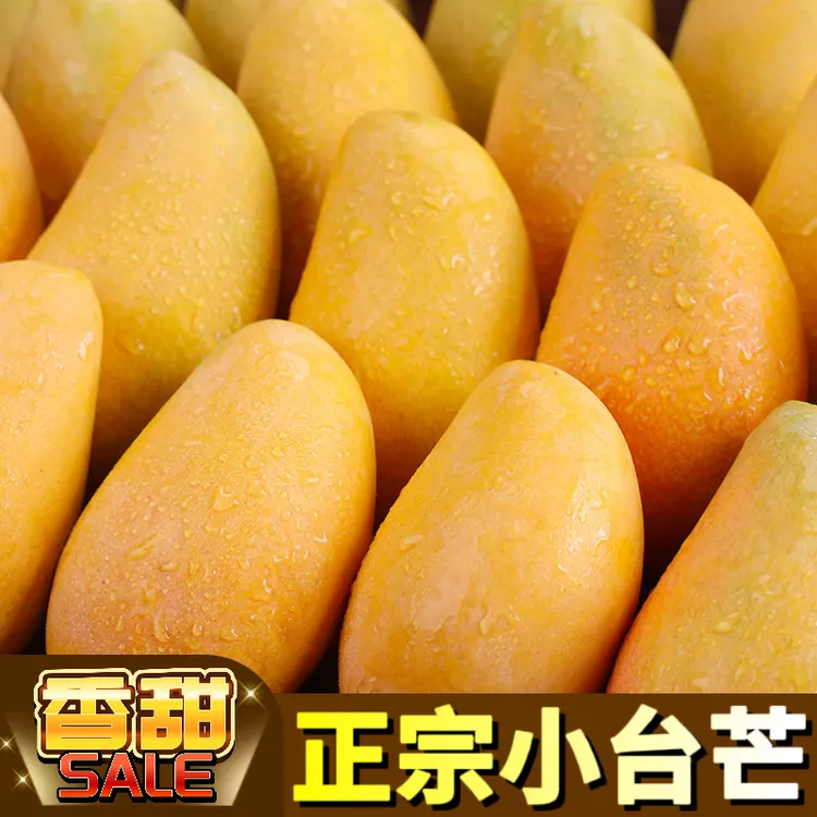 正宗小台农芒果现摘现发应季水果核薄肉厚香甜多汁小台芒整箱芒果