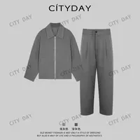 CityDay【楠哥】收官king·黑标定制高级感中性老钱套装 082