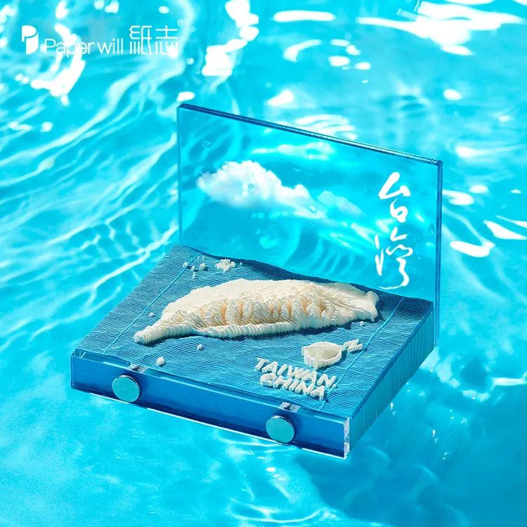 paperwill纸志2026年台湾手撕文艺日历纸雕台历创意摆件礼品