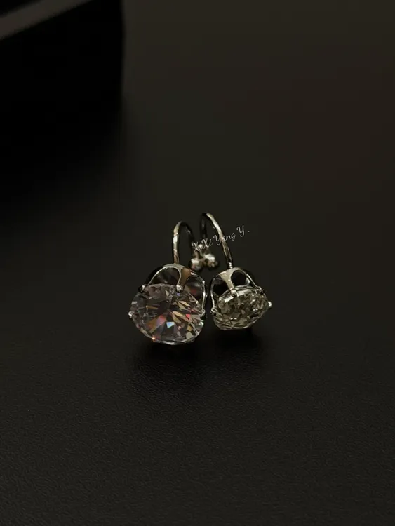 “玫瑰梦境”小众买手店设计师款切工精灵耳耳骨夹