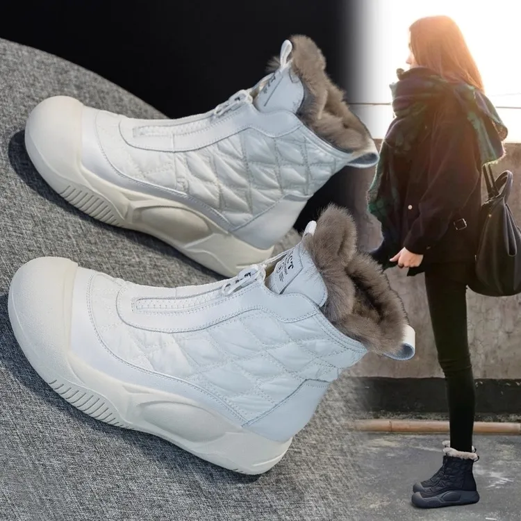 【JTG&SHOES 官方】雪地靴2025秋冬加绒加厚大棉鞋保暖外穿防水防滑