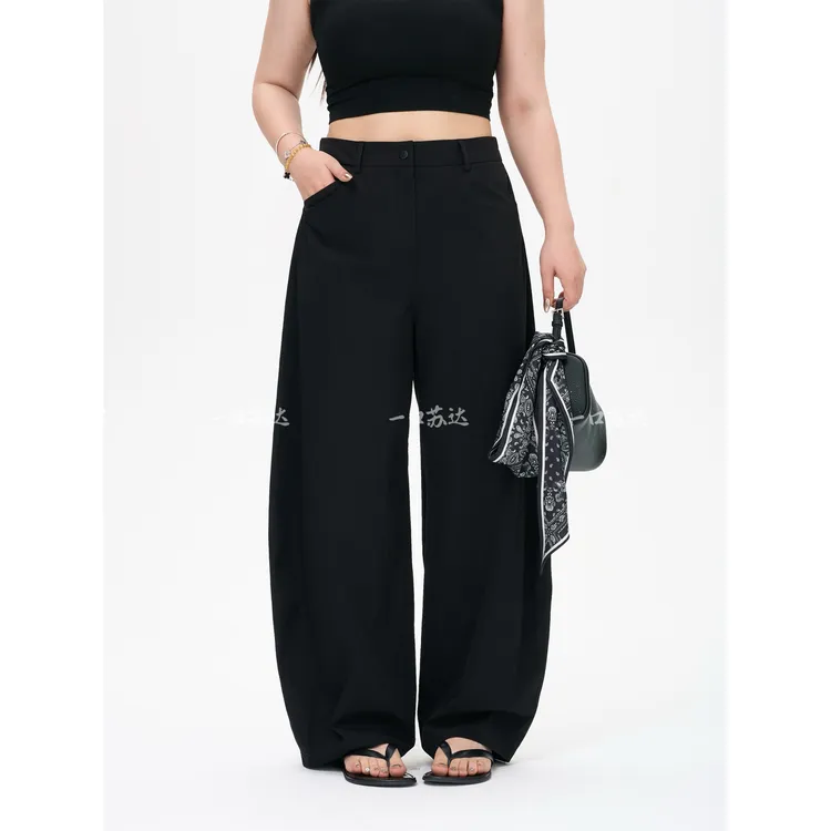 一口苏达弯刀裤 速干慵懒松弛感酷飒风高级感痞帅显瘦休闲裤子