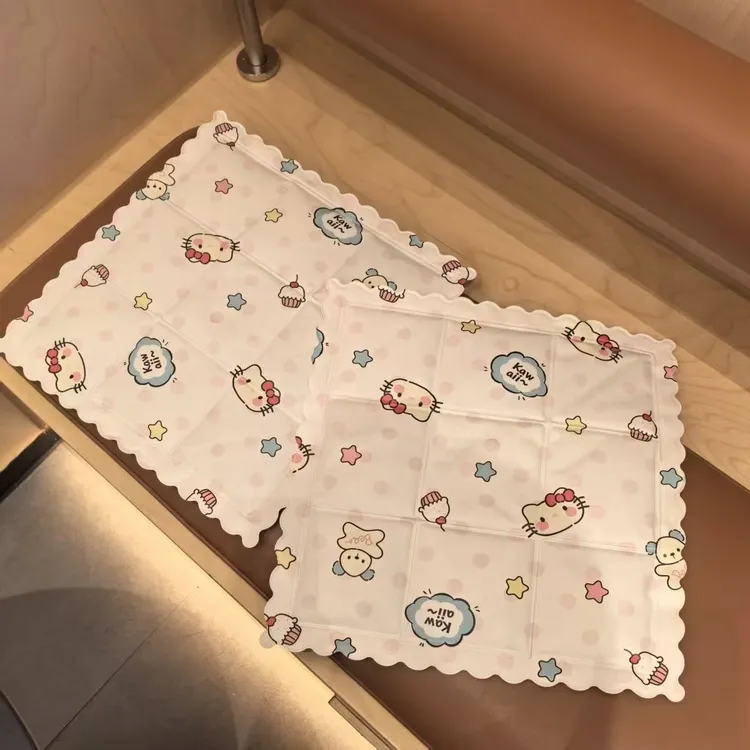 【双叶】睡觉轻松熊可爱KT冰垫办公室教室降温坐垫夏日清凉卡通垫子