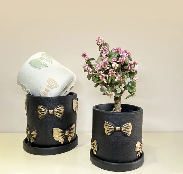 北欧简约艺术水泥透气花盆家用客厅阳台养蝴蝶兰多肉等绿植