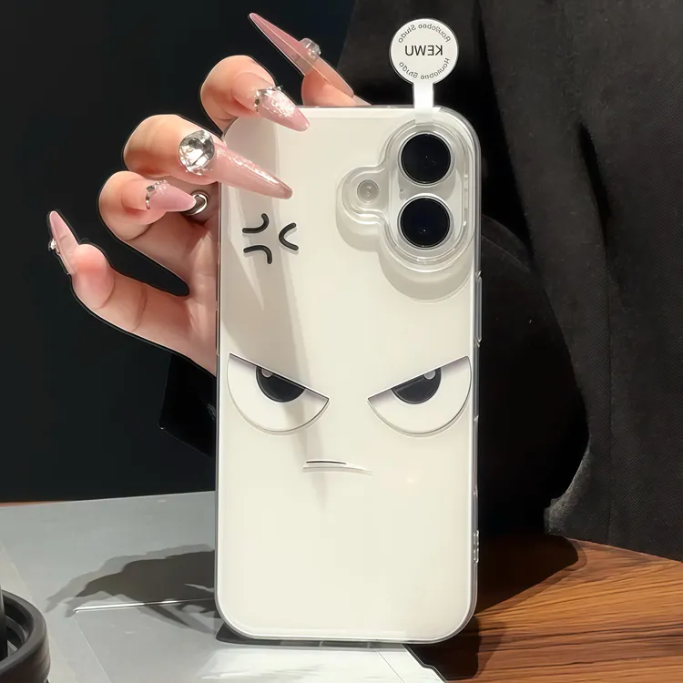 生气凶凶表情适用苹果16promax个性手机壳华为vivo小米15oppo男套