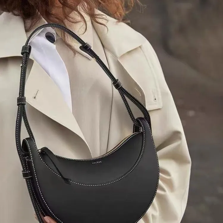 法国小众新款2025轻奢高级感秋冬女士腋下单肩斜挎马鞍包包时尚