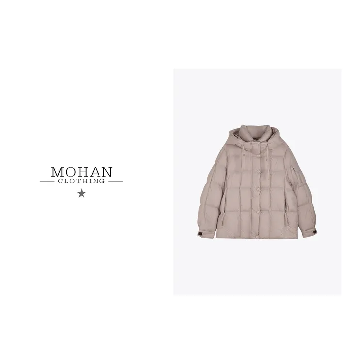 高奢时尚舒适防寒保暖百搭鸭绒羽绒服女PHB25107