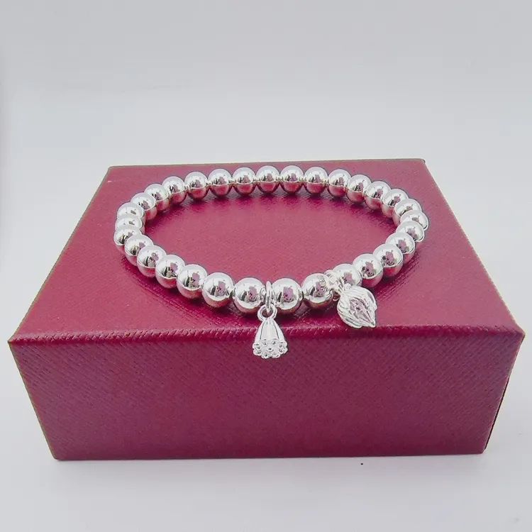 足银手链 两世欢手链足银999纯银5M36 颗 6M30 颗珠链女生礼物