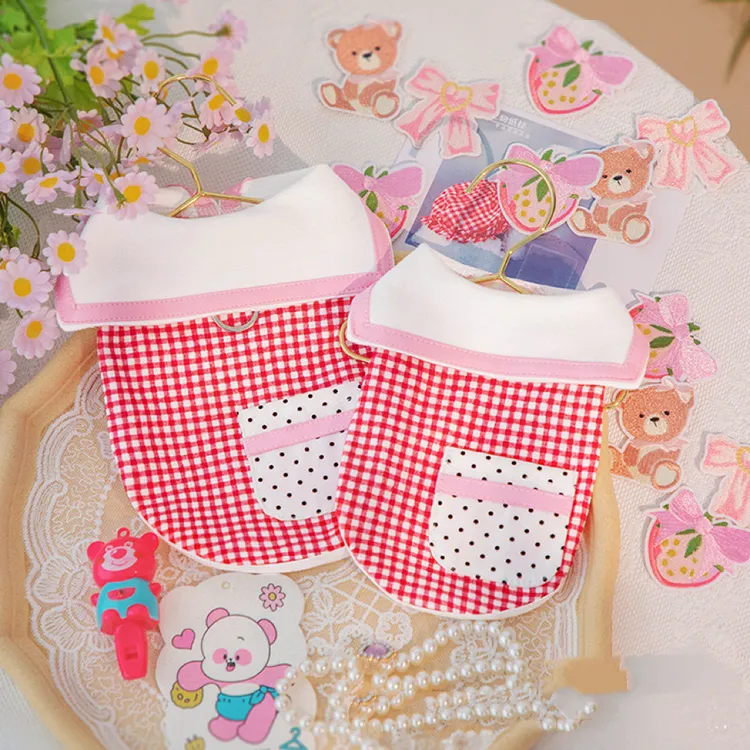 可牵引春秋季狗狗衣服小型犬宠物小狗泰迪比熊犬背心2025新款秋装