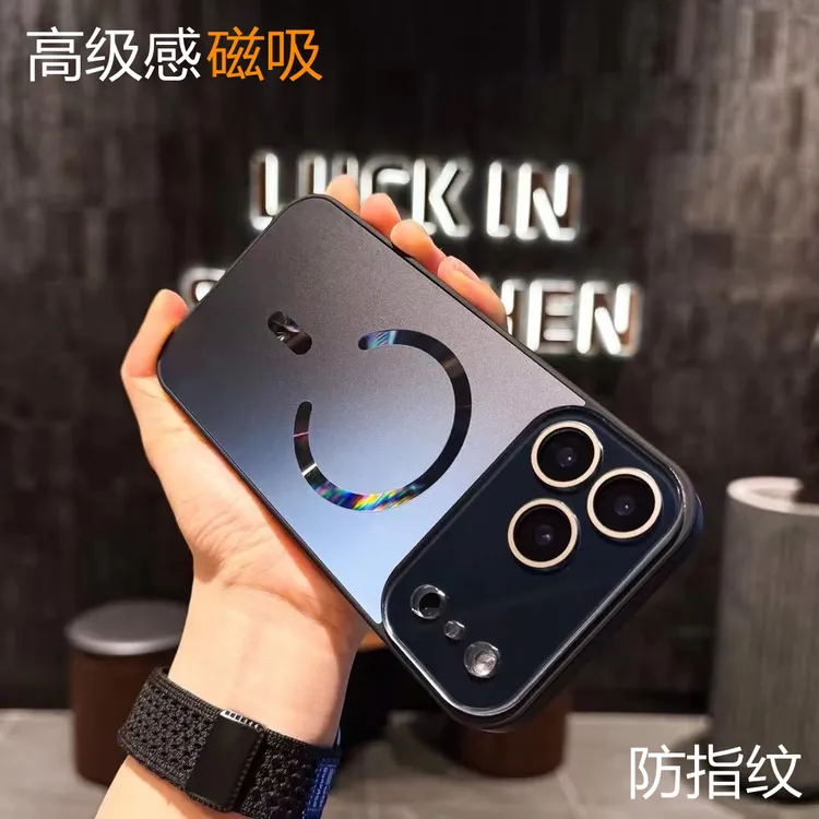 适用苹果17Promax手机壳新款iPhone16/15/14磨砂全包镜头膜磁吸13