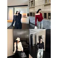 黑泽玄七“ 新5代斜肩天菜”早秋微胖显瘦新科技果冻层轻暖柔卫衣女