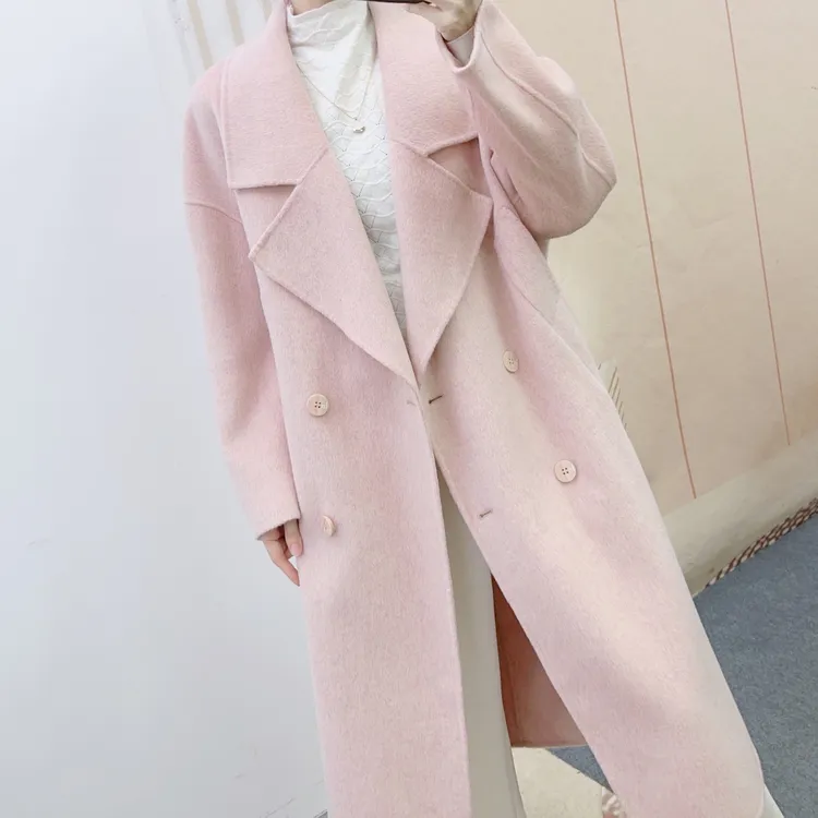 857【专柜同步在售】2025年秋季新品时尚修身百搭双面呢大衣238857/